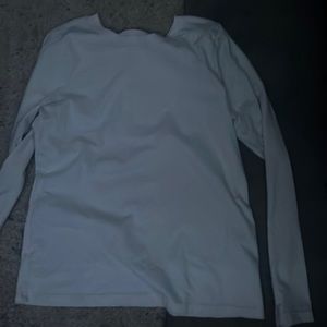 plane white long sleeve